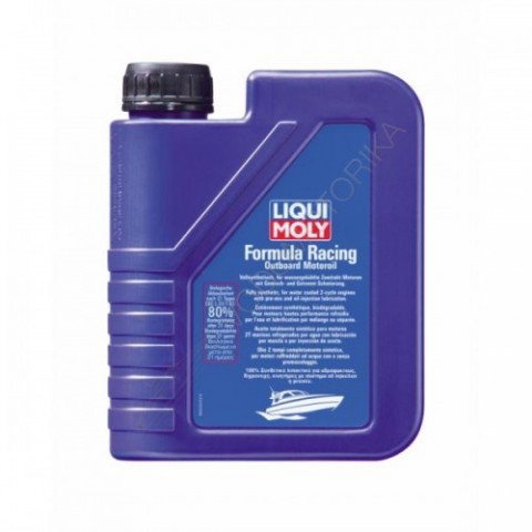 Синтетическое моторное масло для 2-тактных двигателей лодок LiquiMoly Formula Racing Outboard Motoroil, 1L